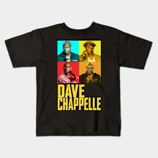 Dave Chappelle Comedic Charm Kids T-Shirt